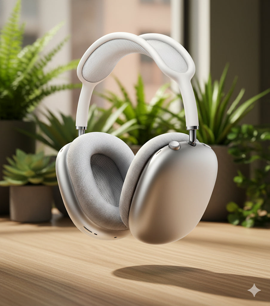 AUDIFONOS AIR MAX ALMOHADILLAS INMANTADAS PREMIUM + 1 MES DE YOUTUBE PREMIUM GRATIS